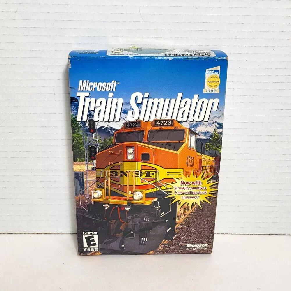 Microsoft Train Simulator PC Big Box 2001 Complete